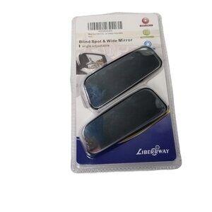 2PCS Adjustable Blind Spot Wide Angle Car Side Mirror Convex Safety Mirrors New